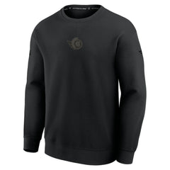 Ottawa Senators Fanatics Authentic Pro Road Tri-Blend Sweatshirt Black