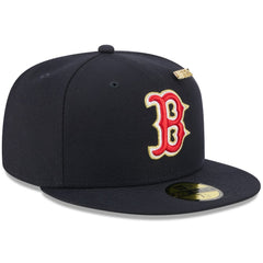 Boston Red Sox 2025 59FIFTY Day 59FIFTY Fitted Hat with Pins Navy | New Era