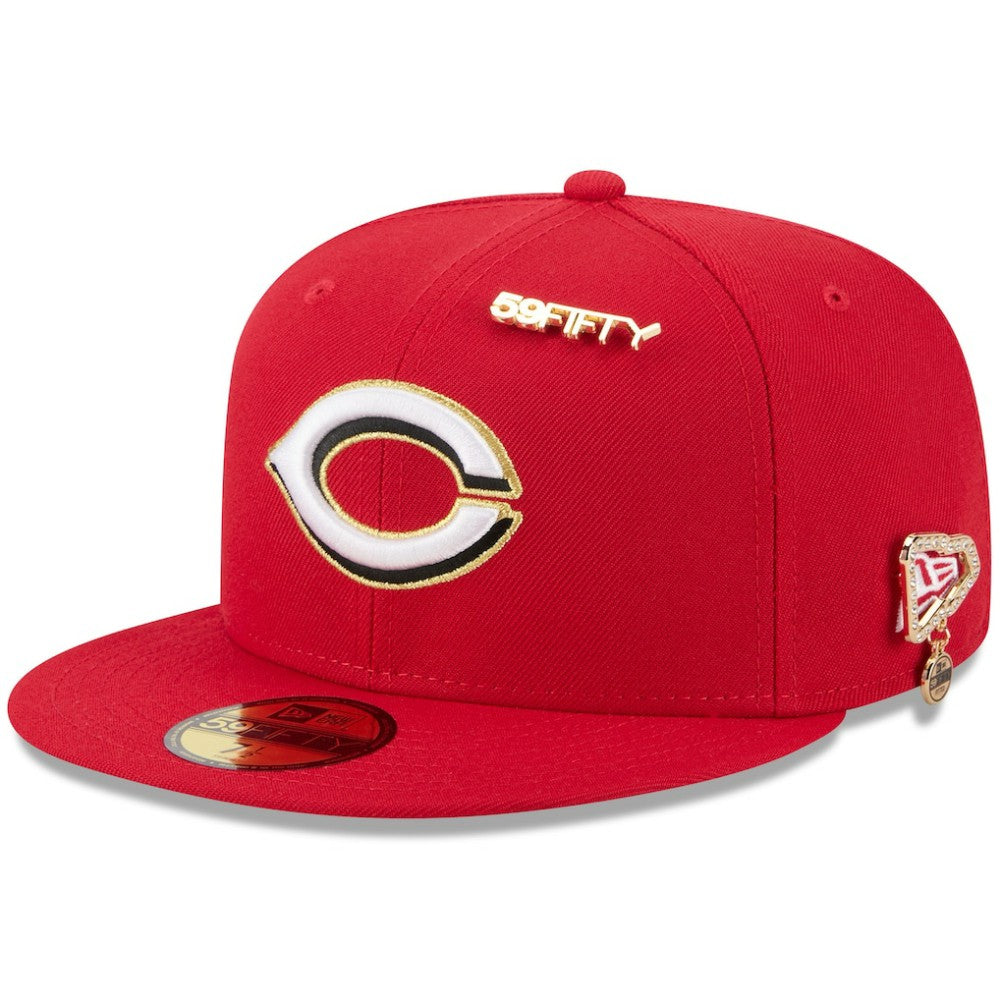 Cincinnati Reds 2025 59FIFTY Day 59FIFTY Fitted Hat with Pins Red | New Era