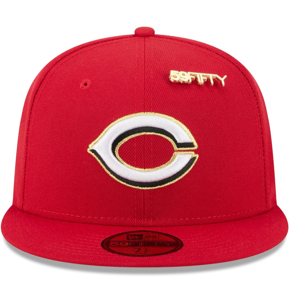 Cincinnati Reds 2025 59FIFTY Day 59FIFTY Fitted Hat with Pins Red | New Era