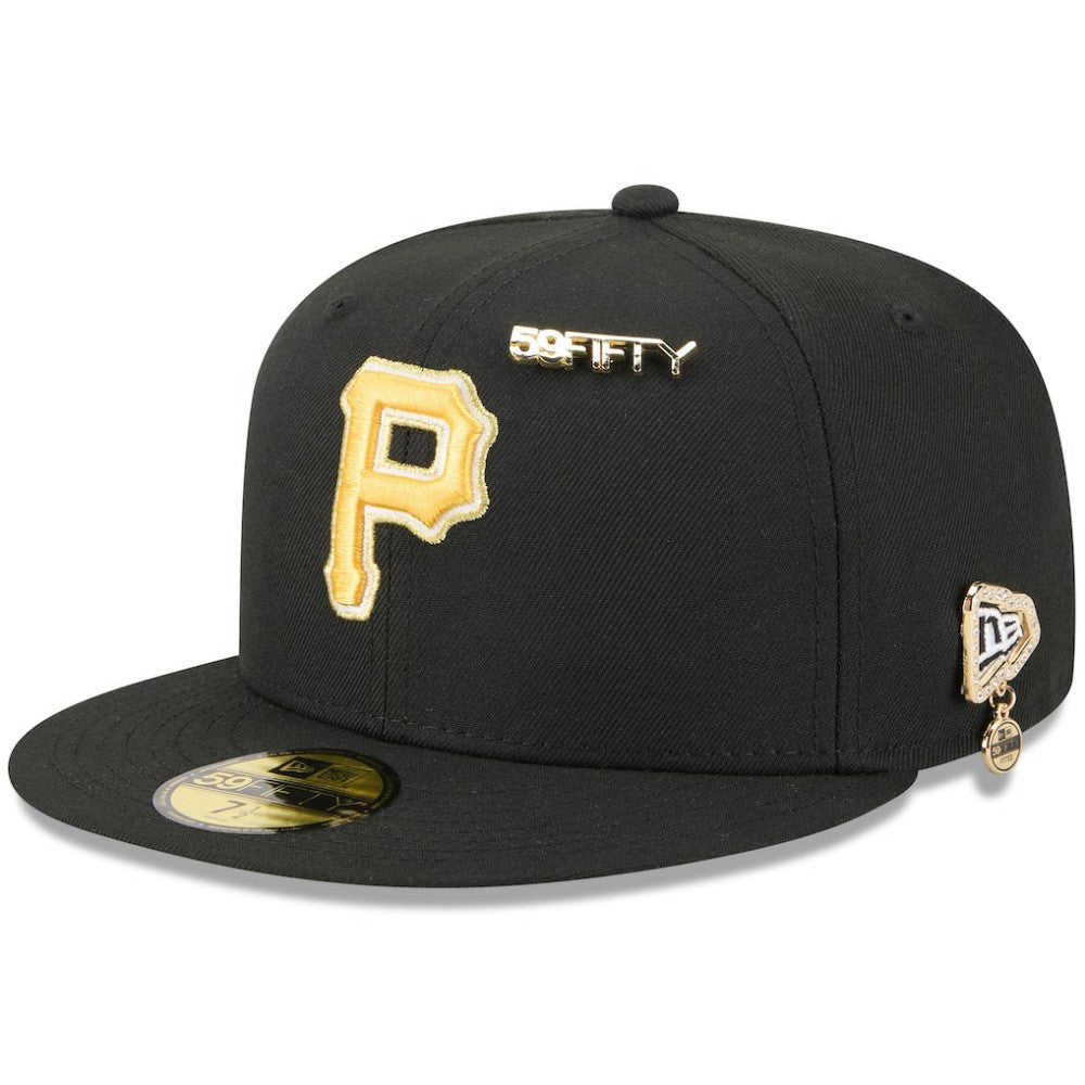 Pittsburgh Pirates 2025 59FIFTY Day 59FIFTY Fitted Hat with Pins Black | New Era