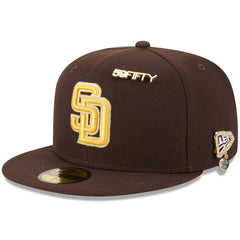 San Diego Padres 2025 59FIFTY Day 59FIFTY Fitted Hat with Pins Brown | New Era