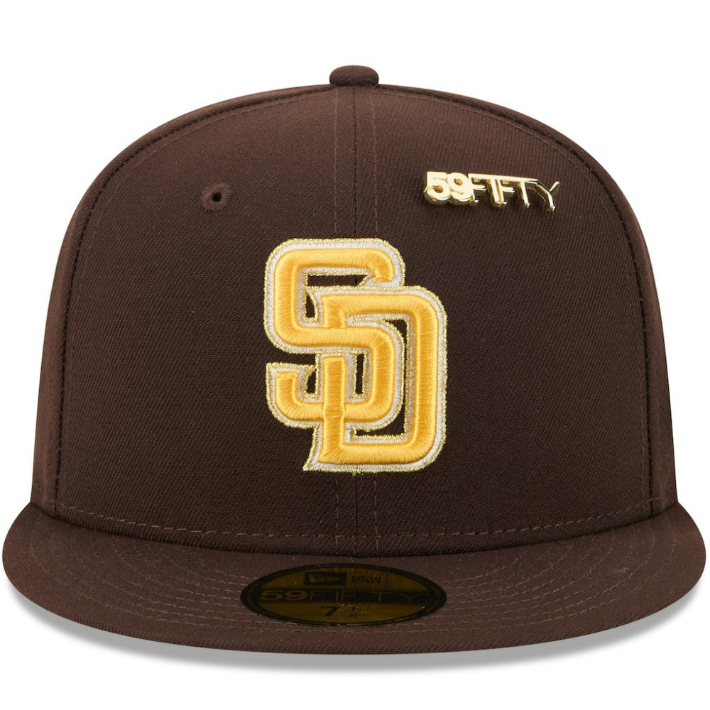 San Diego Padres 2025 59FIFTY Day 59FIFTY Fitted Hat with Pins Brown | New Era