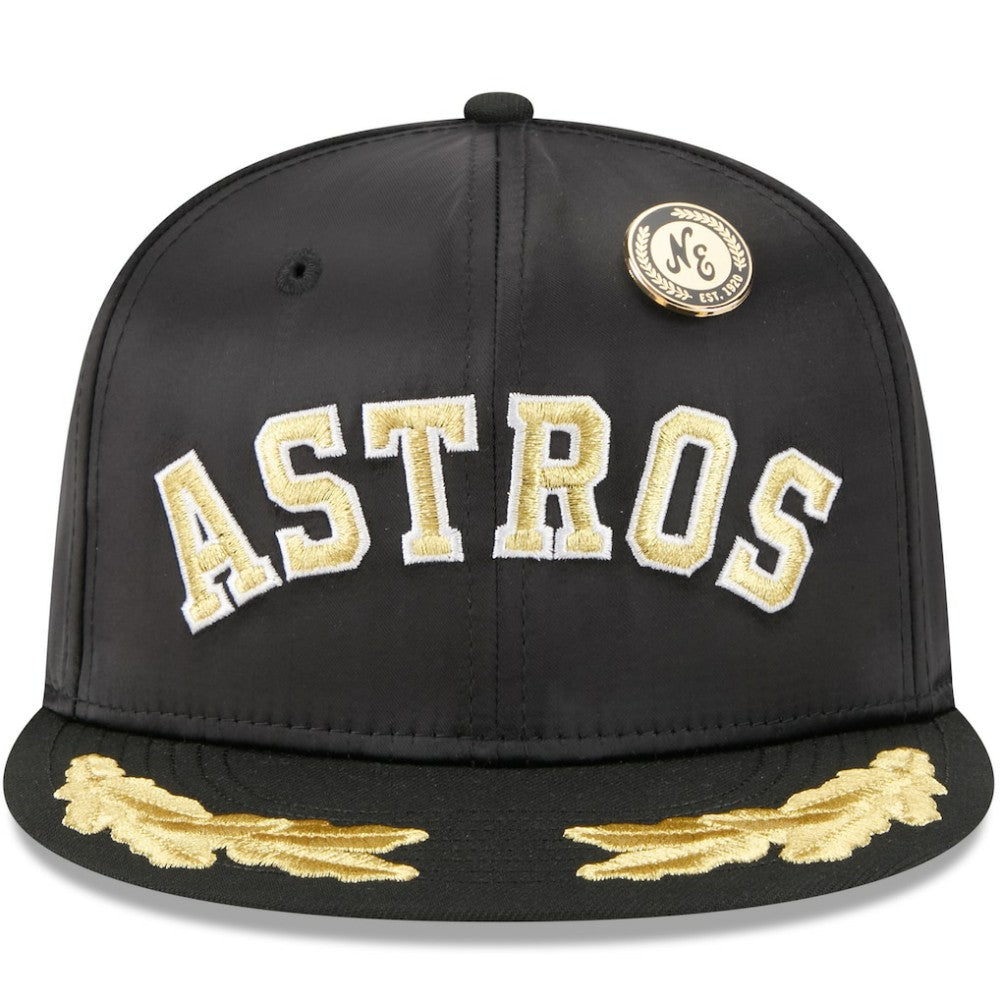 Houston Astros 2025 59FIFTY Day Gold Leaf 59FIFTY Fitted Hat Black | New Era