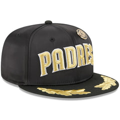 San Diego Padres 2025 59FIFTY Day Gold Leaf 59FIFTY Fitted Hat Black | New Era