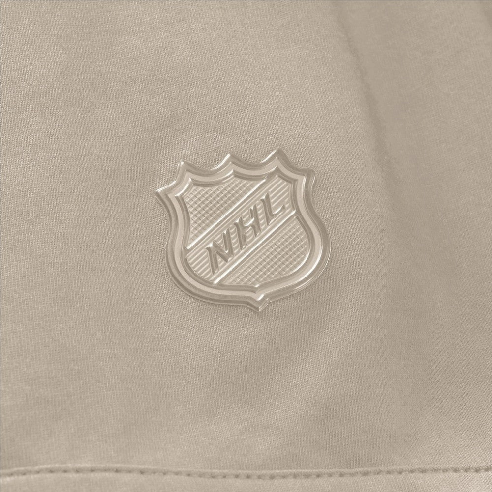 Vegas Golden Knights Fanatics Authentic Pro Road Short Sleeve Hoodie Tan
