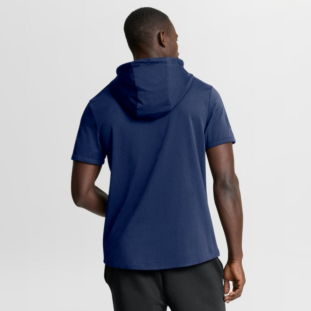 Toronto Maple Leafs Fanatics Authentic Pro Road Short Sleeve Hoodie Navy