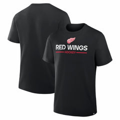 Detroit Red Wings Fanatics Authentic Pro Primary T-Shirt Black