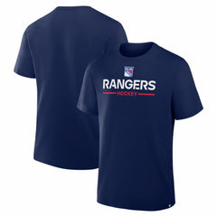 New York Rangers Fanatics Authentic Pro Primary T-Shirt Navy