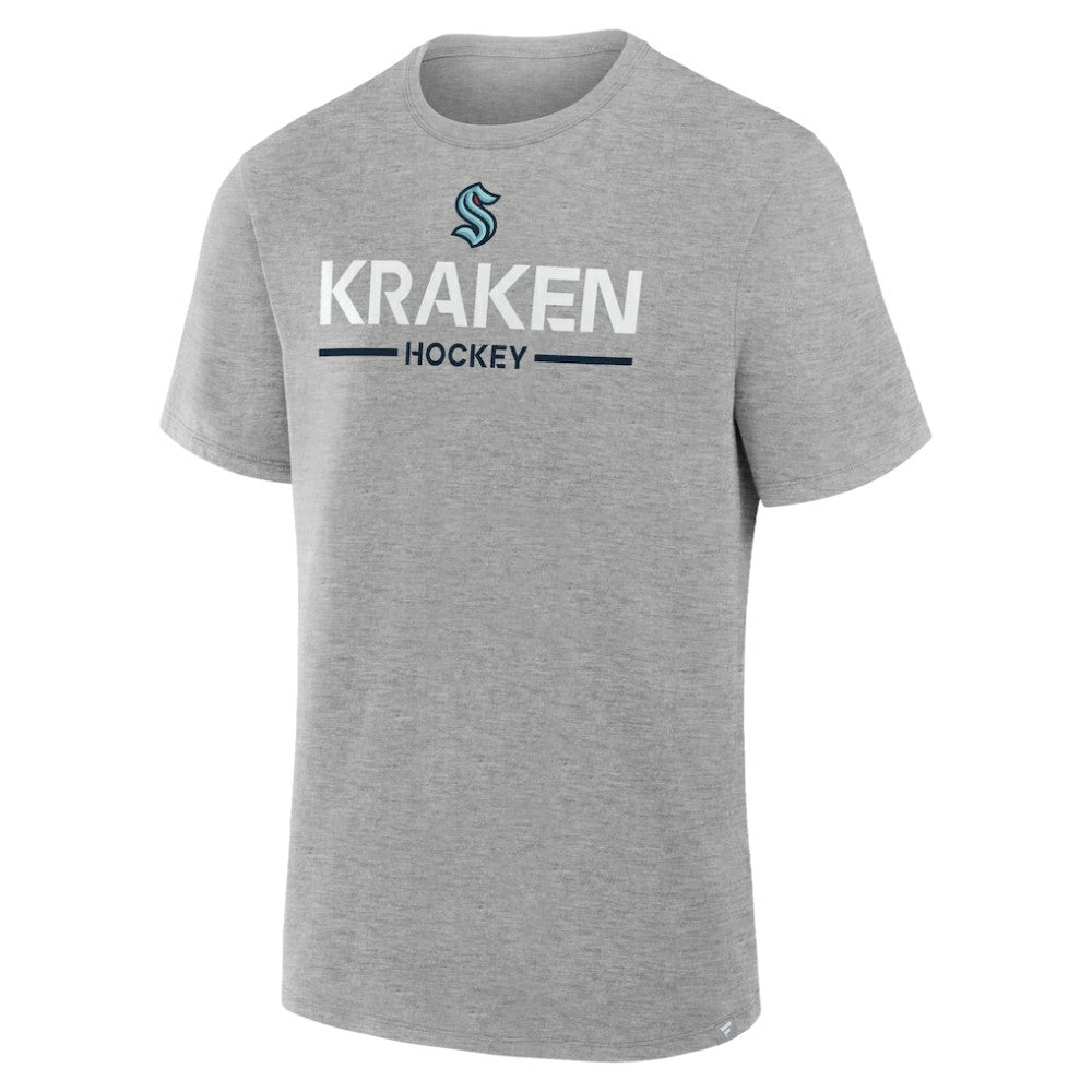 Seattle Kraken Fanatics Authentic Pro Primary T-Shirt Gray