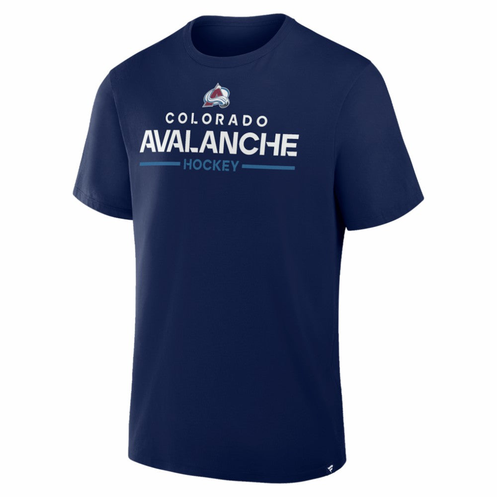 Colorado Avalanche Fanatics Authentic Pro Primary T-Shirt Navy