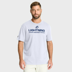 Tampa Bay Lightning Fanatics Authentic Pro Primary T-Shirt White