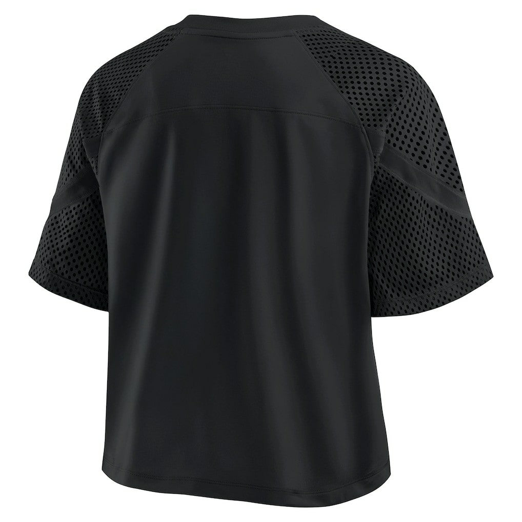 Miami Dolphins Women's Oversized Raglan V-Neck Blackout Fashion Jersey online