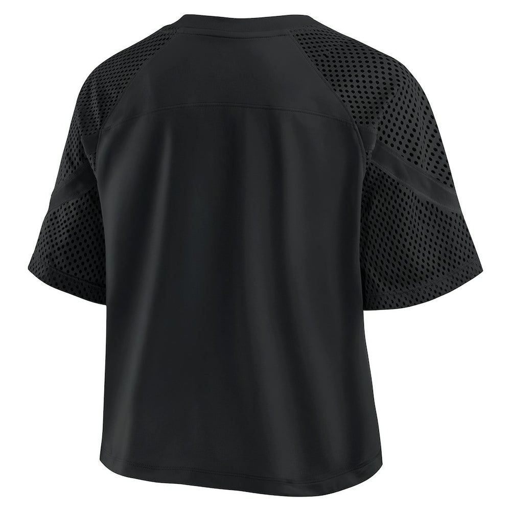 Philadelphia Eagles Women's Oversized Raglan V-Neck Blackout Fashion Jersey cheap