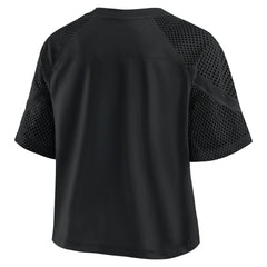 Philadelphia Eagles Women's Oversized Raglan V-Neck Blackout Fashion Jersey cheap