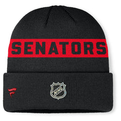Ottawa Senators Fanatics Authentic Pro Rink Cuffed Knit Hat Black