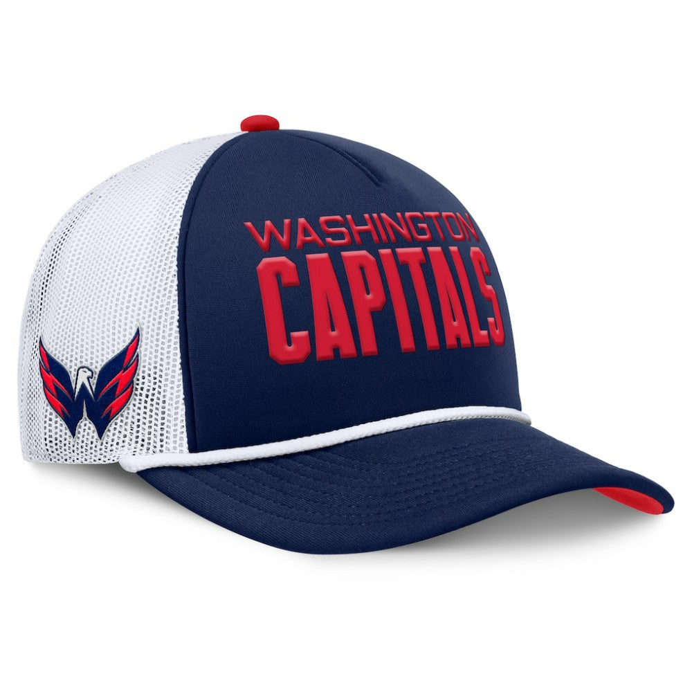 Washington Capitals Fanatics Authentic Pro Rink A-Frame Adjustable Hat Navy/White