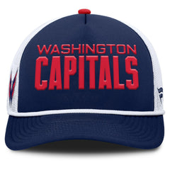 Washington Capitals Fanatics Authentic Pro Rink A-Frame Adjustable Hat Navy/White