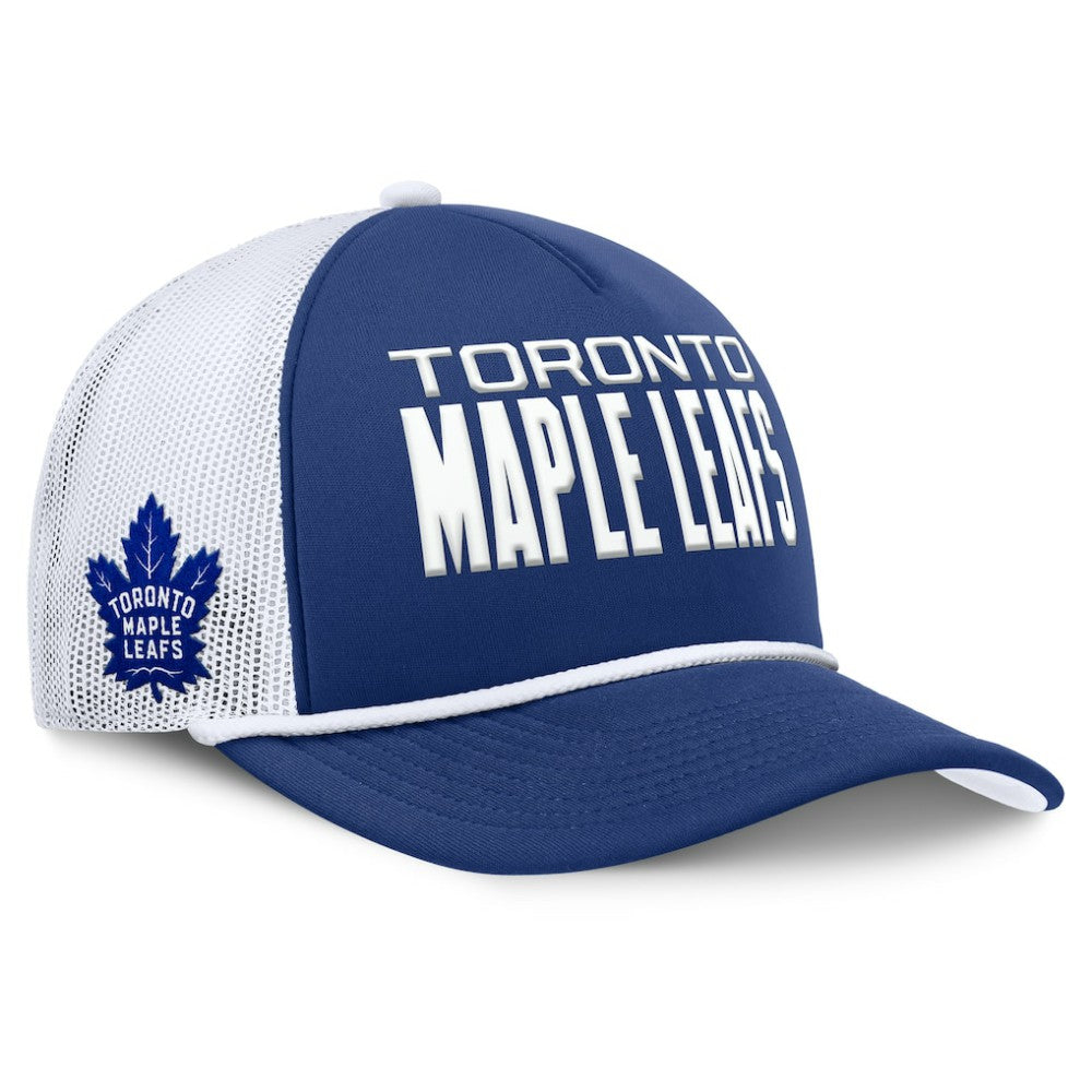 Toronto Maple Leafs Fanatics Authentic Pro Rink A-Frame Adjustable Hat Blue/White