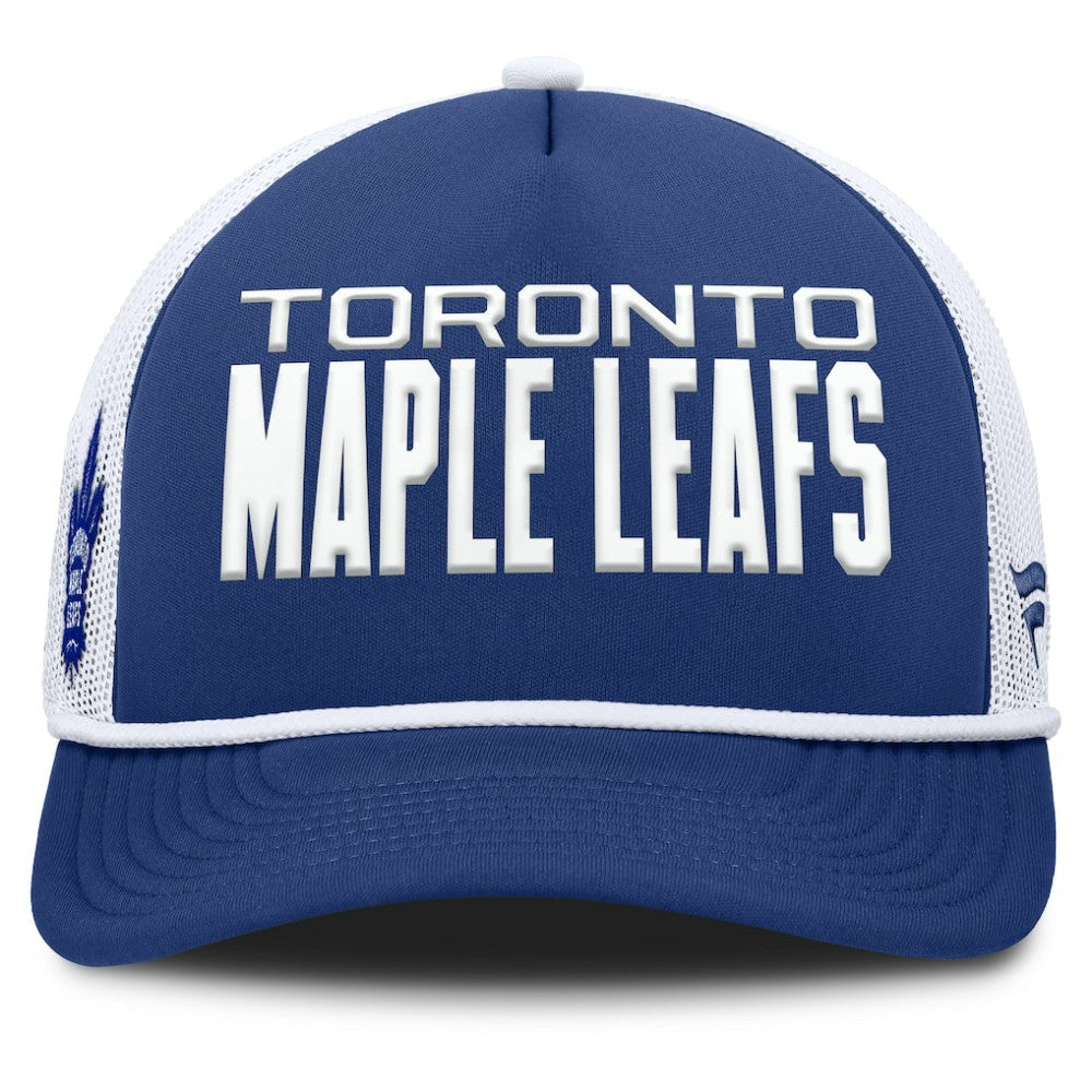 Toronto Maple Leafs Fanatics Authentic Pro Rink A-Frame Adjustable Hat Blue/White