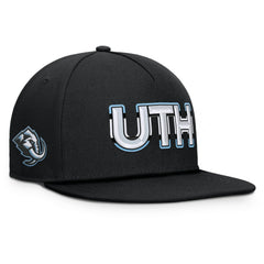 Utah Mammoth Fanatics Authentic Pro Rink Team Code Snapback Hat Black