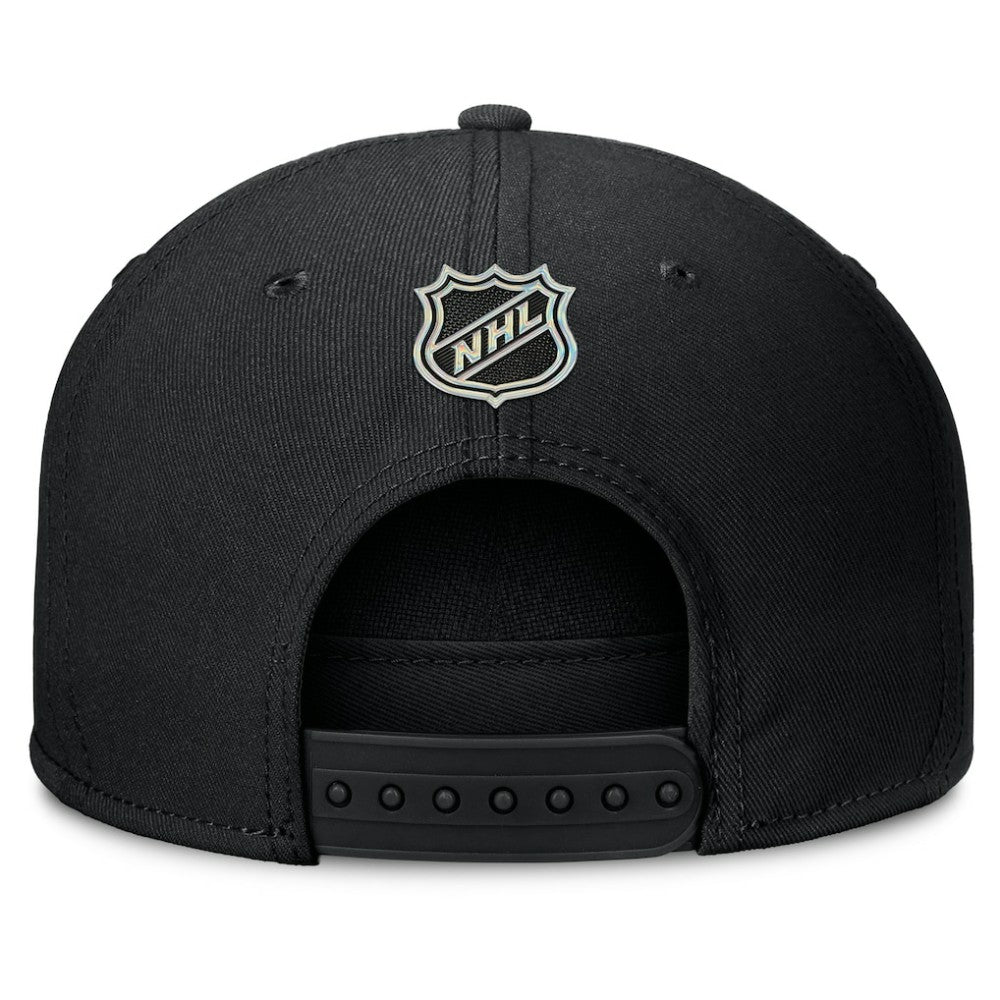 Utah Mammoth Fanatics Authentic Pro Rink Team Code Snapback Hat Black