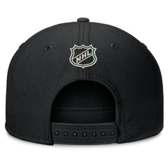 San Jose Sharks Fanatics Authentic Pro Rink Team Code Snapback Hat Black