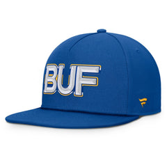 Buffalo Sabres Fanatics Authentic Pro Rink Team Code Snapback Hat Royal