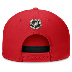 Calgary Flames Fanatics Authentic Pro Rink Team Code Snapback Hat Red