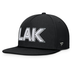 Los Angeles Kings Fanatics Authentic Pro Rink Team Code Snapback Hat Black