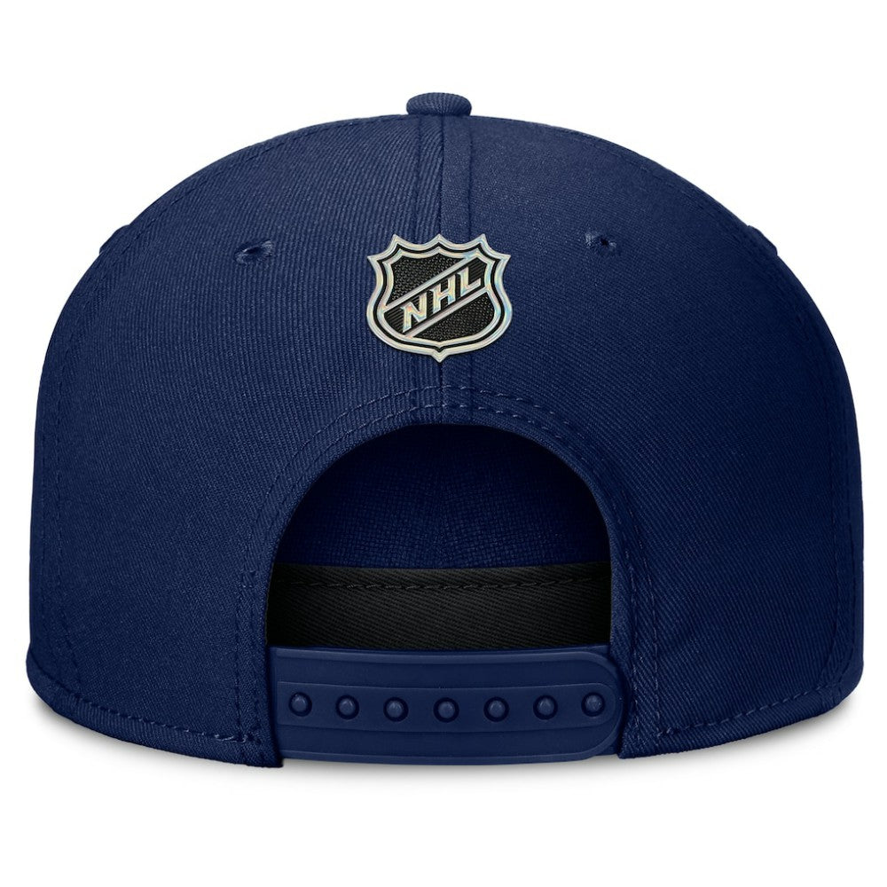 Columbus Blue Jackets Fanatics Authentic Pro Rink Team Code Snapback Hat Navy