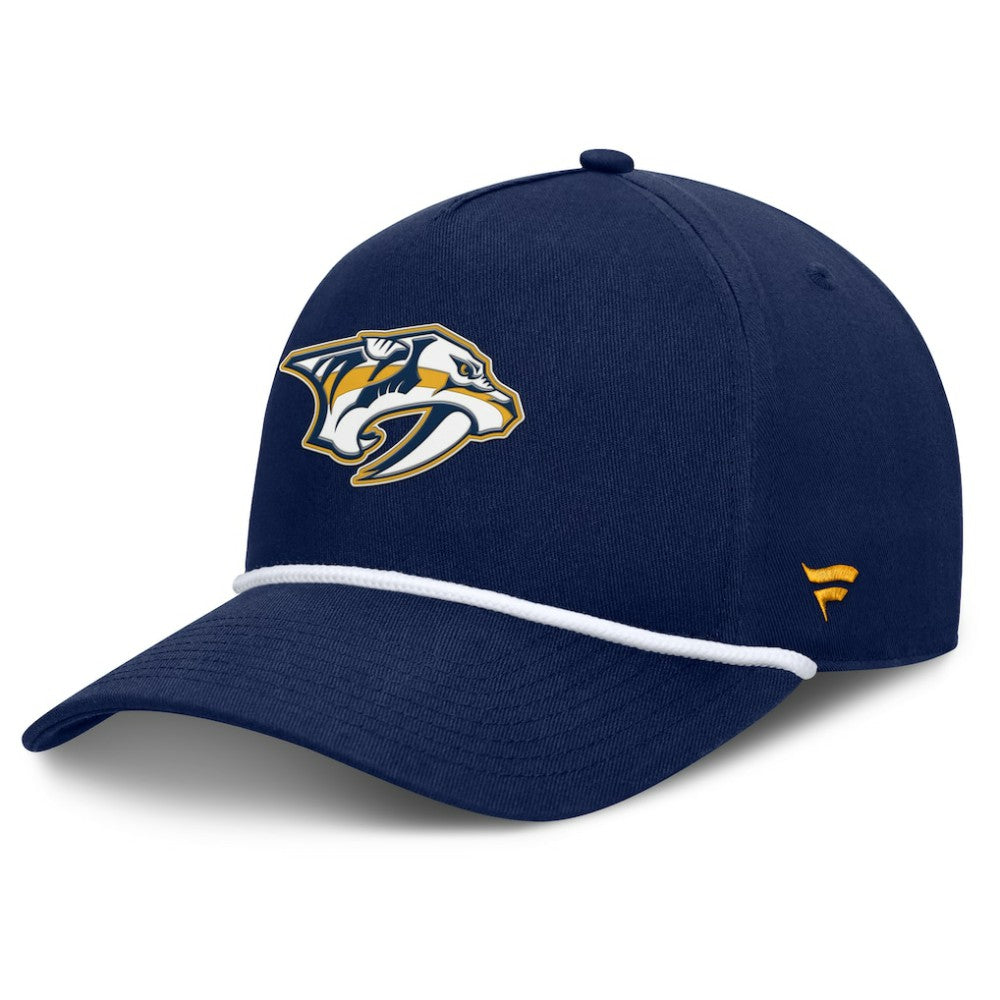 Nashville Predators Fanatics Authentic Pro Rink Roper A-Frame Adjustable Hat Navy