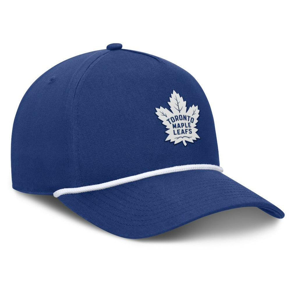 Toronto Maple Leafs Fanatics Authentic Pro Rink Roper A-Frame Adjustable Hat Blue