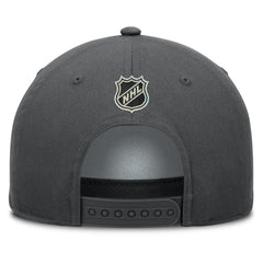Vegas Golden Knights Fanatics Authentic Pro Rink Roper A-Frame Adjustable Hat Charcoal
