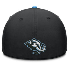 Utah Mammoth Fanatics Authentic Pro Rink Team Code Flex Hat Black/Light Blue