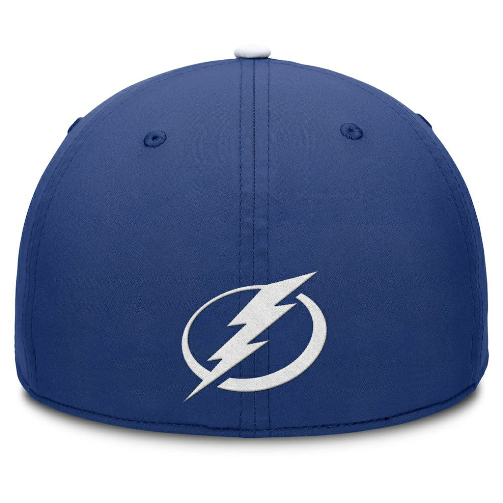 Tampa Bay Lightning Fanatics Authentic Pro Rink Team Code Flex Hat Blue/White