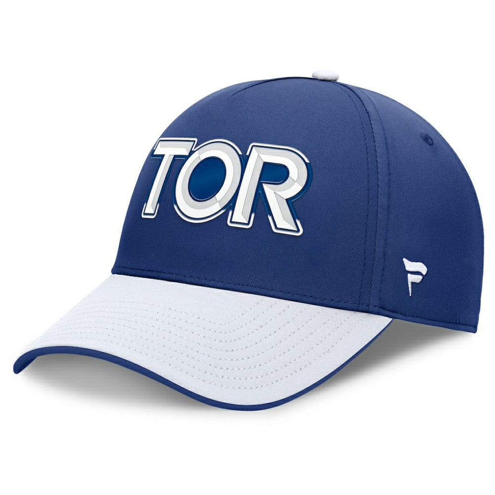 Toronto Maple Leafs Fanatics Authentic Pro Rink Team Code Flex Hat Blue/White
