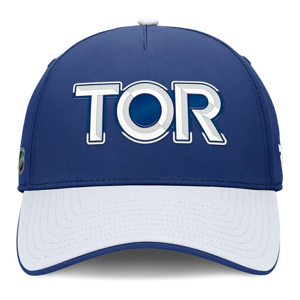 Toronto Maple Leafs Fanatics Authentic Pro Rink Team Code Flex Hat Blue/White