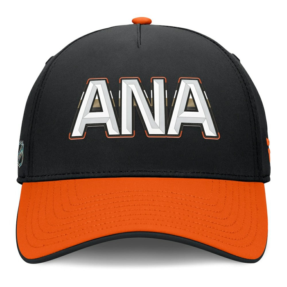 Anaheim Ducks Fanatics Authentic Pro Rink Team Code Flex Hat Black/Orange