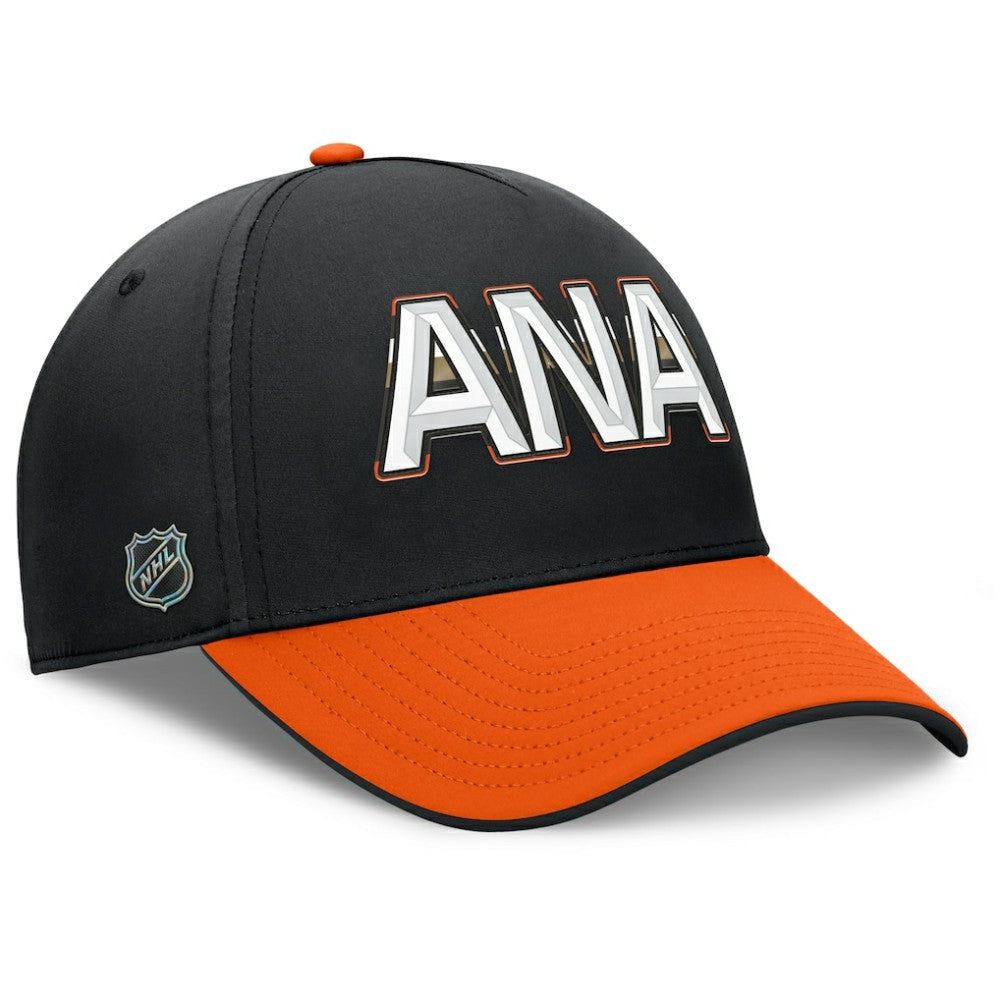 Anaheim Ducks Fanatics Authentic Pro Rink Team Code Flex Hat Black/Orange