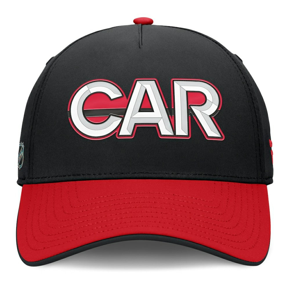 Carolina Hurricanes Fanatics Authentic Pro Rink Team Code Flex Hat Black/Red