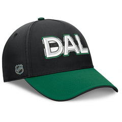 Dallas Stars Fanatics Authentic Pro Rink Team Code Flex Hat Black/Kelly Green