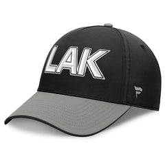 Los Angeles Kings Fanatics Authentic Pro Rink Team Code Flex Hat Black/Gray