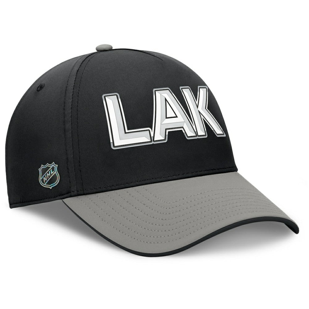 Los Angeles Kings Fanatics Authentic Pro Rink Team Code Flex Hat Black/Gray