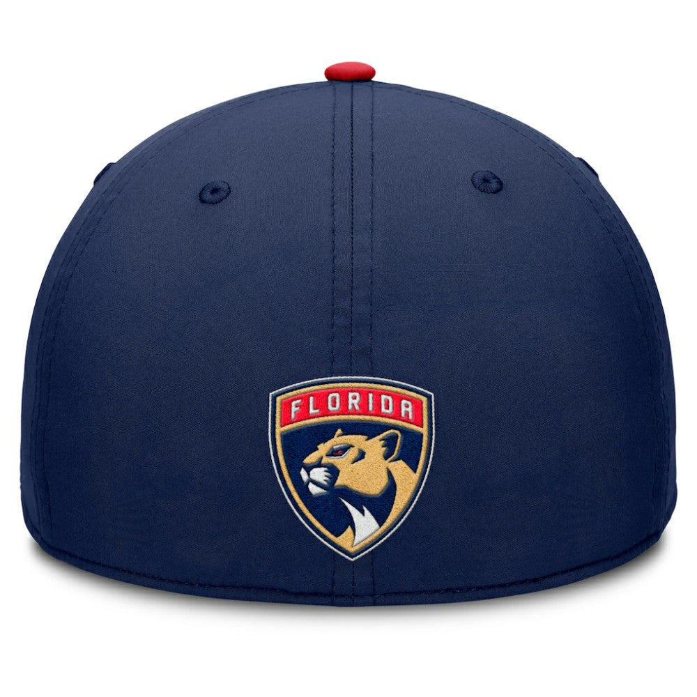 Florida Panthers Fanatics Authentic Pro Rink Team Code Flex Hat Navy/Red