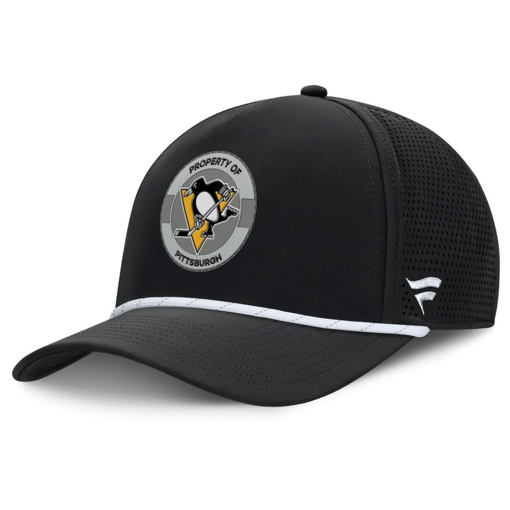 Pittsburgh Penguins Fanatics Authentic Pro Rink Adjustable Hat Black