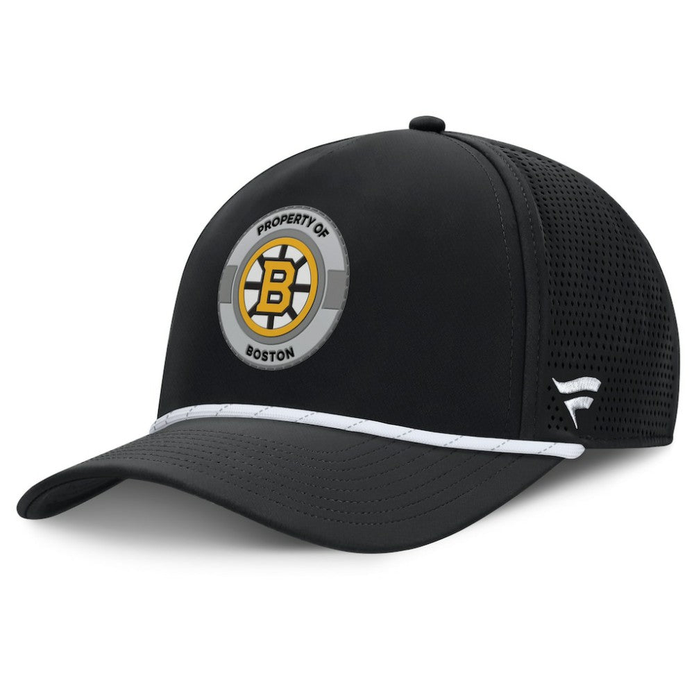 Boston Bruins Fanatics Authentic Pro Rink Adjustable Hat Black