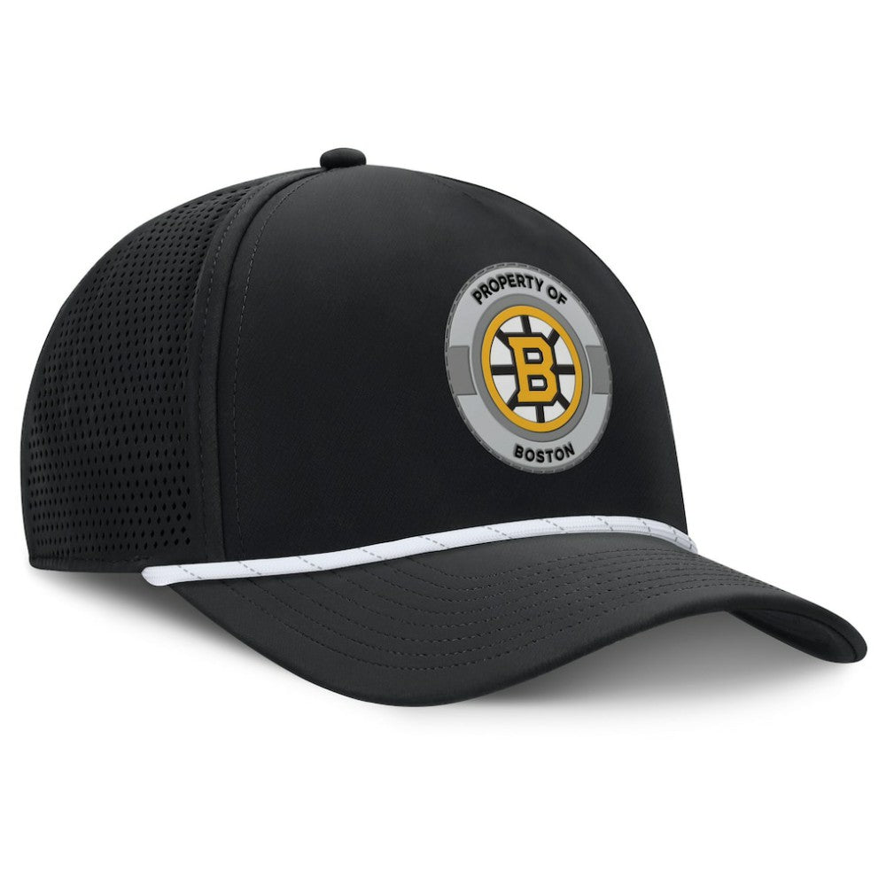Boston Bruins Fanatics Authentic Pro Rink Adjustable Hat Black