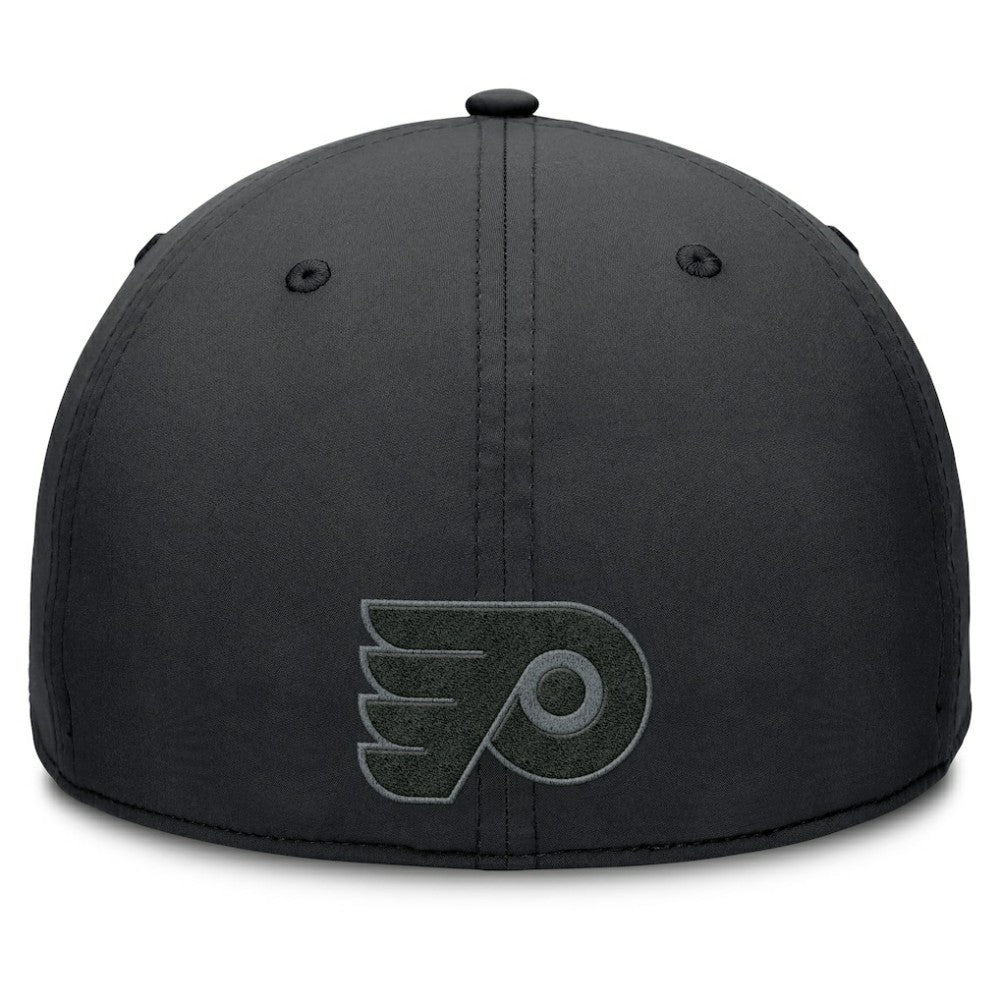 Philadelphia Flyers Fanatics Authentic Pro Road Team Code Flex Hat Black