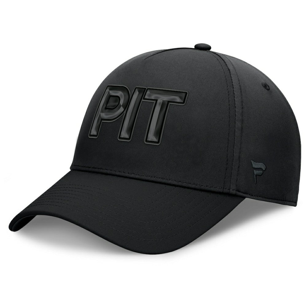 Pittsburgh Penguins Fanatics Authentic Pro Road Team Code Flex Hat Black